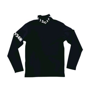 [남]하프넥 티셔츠 (BLACK)